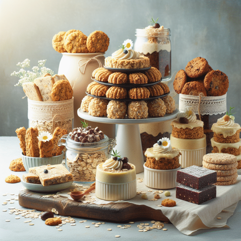 Postres veganos con avena: deliciosos y nutritivos