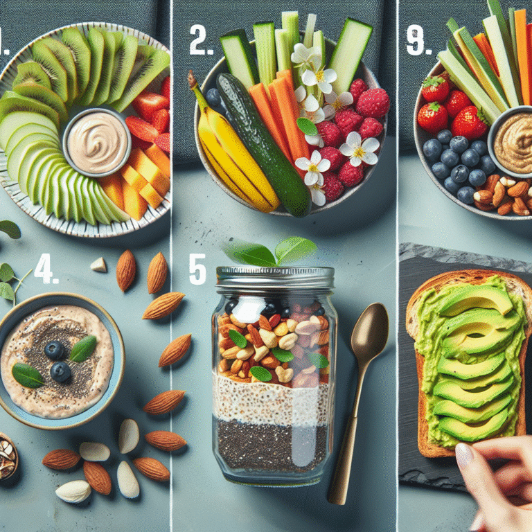 5 snacks veganos rápidos para cuando no tienes tiempo