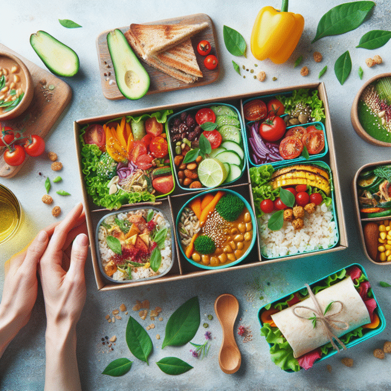 Recetas de almuerzos veganos fáciles y saludables para llevar