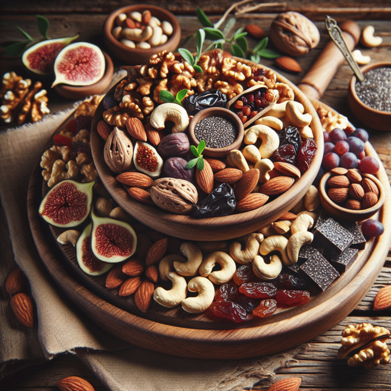 Ideas de snacks veganos con frutos secos para picar