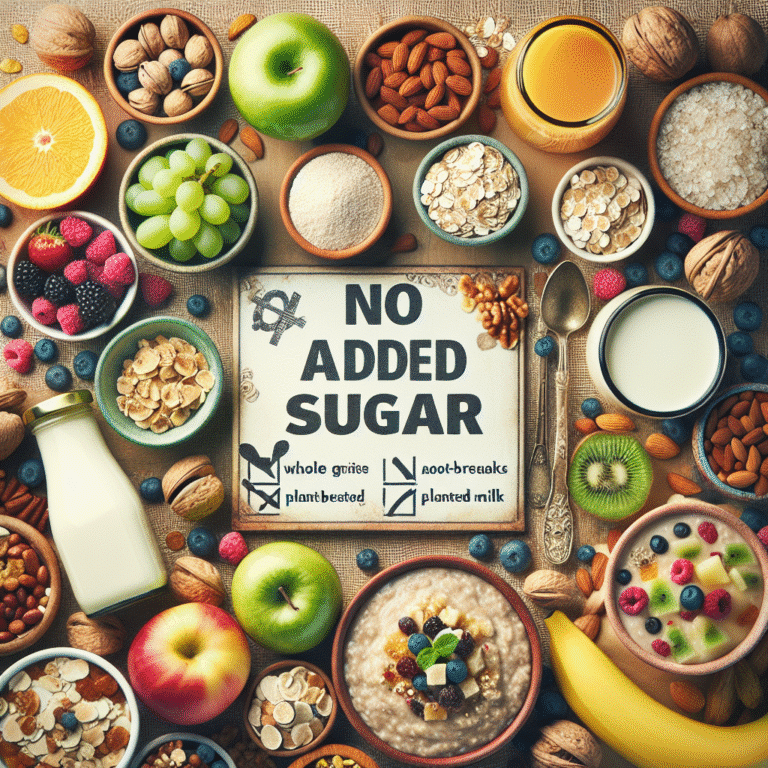 Desayunos veganos sin azúcar: opciones sabrosas y saludables