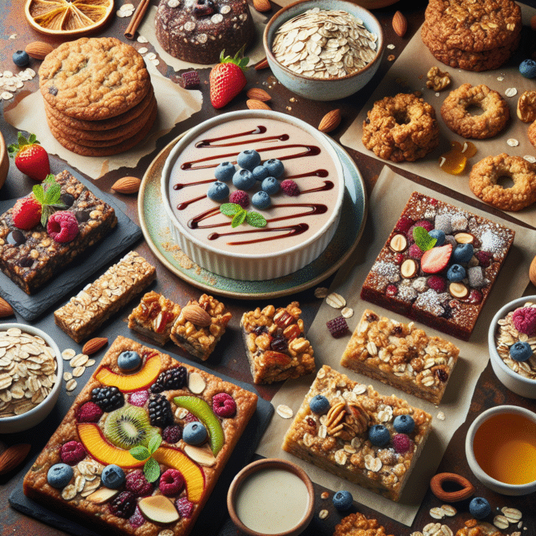 Postres veganos con avena: nutritivos y deliciosos