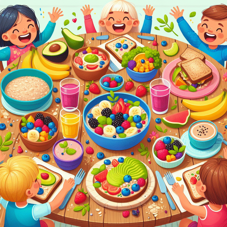 Desayunos veganos para niños: recetas que les encantarán
