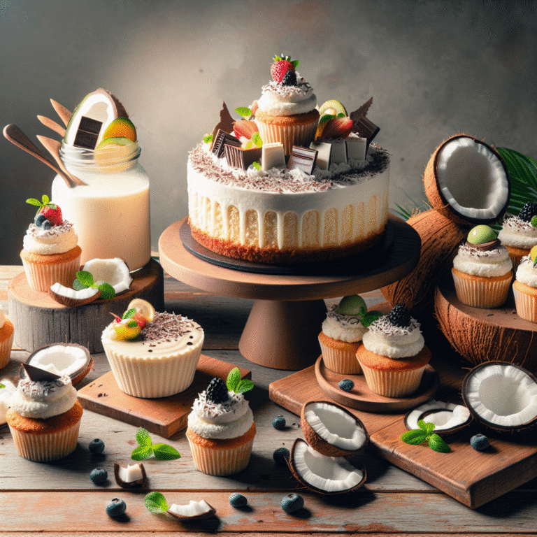 Postres veganos con crema de coco que son pura felicidad